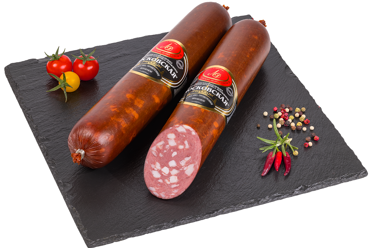 Варено-копченые колбасы