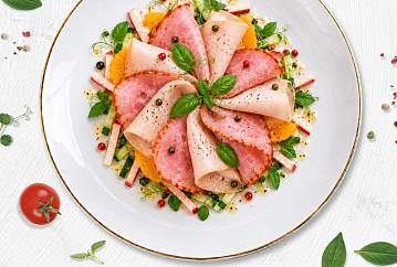 Салат «Цитрусовая свежесть»